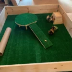 diy guinea pig playpen with card board